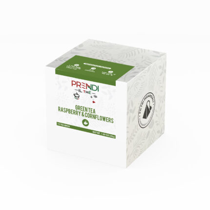 Prendi Green Tea Raspberry & Cornflowers