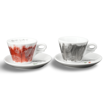 Set of 2 Cappuccino Cups - Prendi Art collection 2024 -Naples